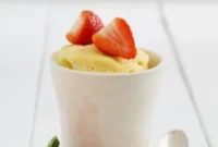Perfect Vanilla Mug Cake