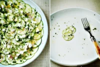 Raw Zucchini Salad