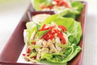 Fragrant Thai Turkey Lettuce Wraps