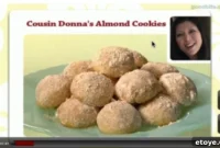 Baking Almond Cookies with Cousin Donna