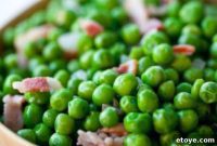 Crispy Bacon and Sweet Peas