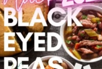 New Year Good Luck Black Eyed Peas and Ham