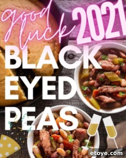 New Year Good Luck Black Eyed Peas and Ham 1 featured 12755