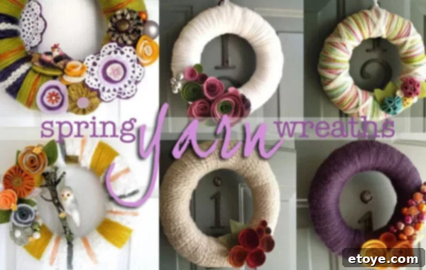 Weave Spring Charm: DIY Yarn Wreaths 1 featured 14280