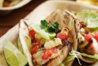 Grilled Fish Tacos with Sweet Corn and Toasted Pepitas