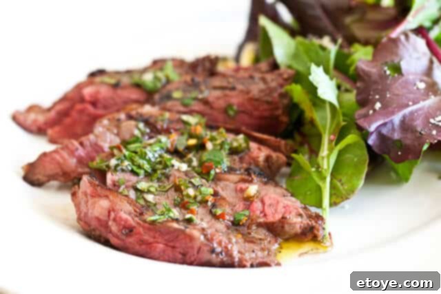 Zesty Chimichurri Skirt Steak 1 featured 15405