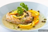 Fish with Zesty Citrus Caper Sauce
