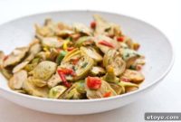 Mediterranean Baby Artichokes with Garlic and Tomatoes