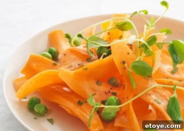 Refreshing Carrot, Pea and Mint Salad 1 featured 15745