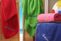 Win a Custom Embroidered Beach Towel