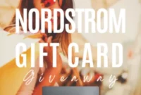 Win a $100 Nordstrom Gift Card!
