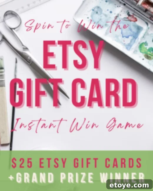 Win an Etsy Gift Card Instantly! 1 featured 170344