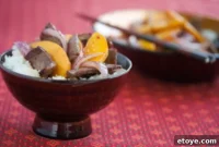 Sizzling Steak & Sweet Peach Stir-Fry