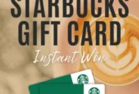 Win Starbucks Gift Cards Instantly