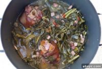 Effortless Savory Collard Greens with Ham