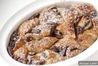 Decadent Nutella Bread Pudding