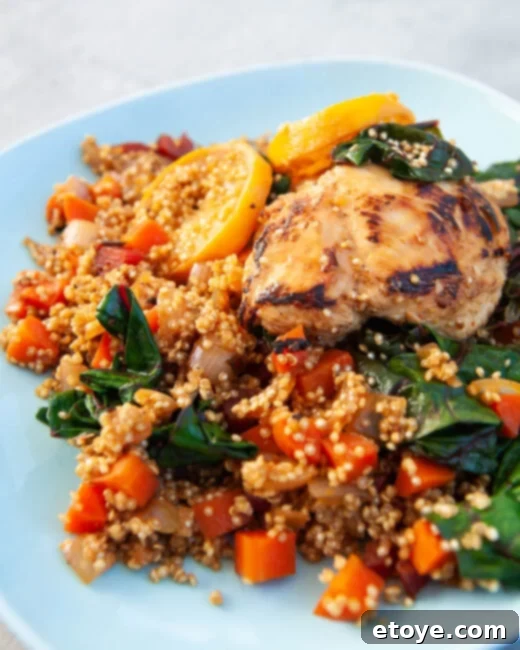 Wholesome Honey Mustard Chicken with Golden Quinoa Pilaf 1 featured 196653