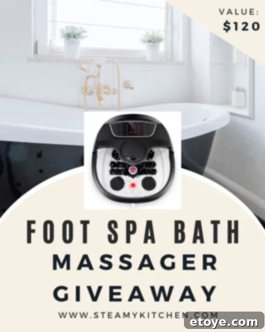 Ultimate All-in-One Foot Spa Giveaway! 1 featured 196686