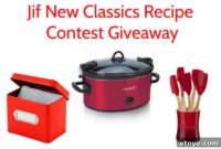 Jif New Classics Recipe Contest Giveaway