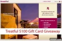 $100 Treat Gift Card Giveaway