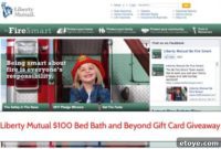 Enter to Win a $100 Bed Bath and Beyond Gift Card from Liberty Mutual