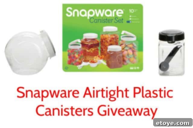 Win Snapware Airtight Plastic Canisters 1 featured 20014