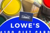 Win Lowes Gift Cards