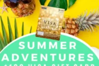 Win a 100 Dollar Visa Gift Card for Your Summer Adventures