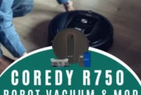 Win a Coredy R750 Robot Vacuum and Mop