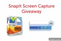 Enter Our SnapIt Screen Capture Giveaway