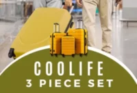 Win a COOLIFE 3 Piece Luggage Set