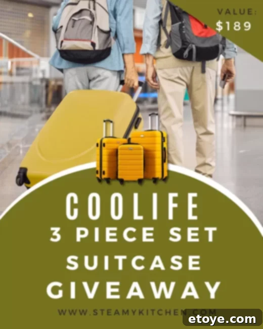 Win a COOLIFE 3 Piece Luggage Set 1 featured 206093