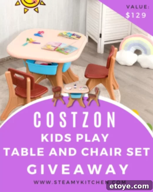 Win a Kids Play Table and Chair Set 1 featured 206216