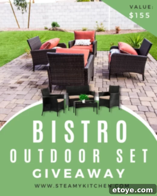 Win a Stylish 4-Piece Outdoor Bistro Conversation Set 1 featured 207371