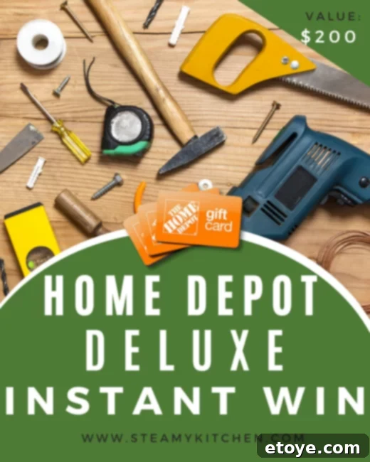 Home Depot Deluxe Instant Wins 1 featured 207540