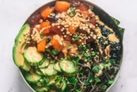 Irresistible Tuna and Salmon Sushi Bowl with Spicy Mayo