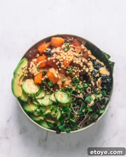 Irresistible Tuna and Salmon Sushi Bowl with Spicy Mayo 1 featured 208528