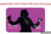 appSmitten $50 iTunes Gift Card Giveaway
