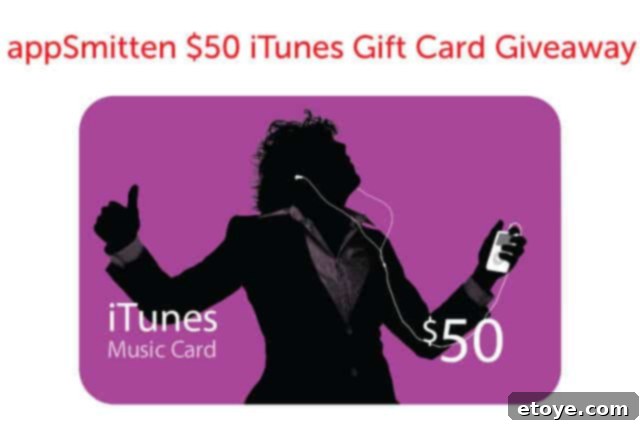Win a $50 iTunes Gift Card from appSmitten 1 featured 20894