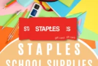 Staples School Supplies Win Instantly