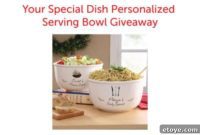 Win a Personalized Serving Bowl for Your Signature Dish
