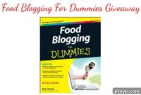 Giveaway Food Blogging 101