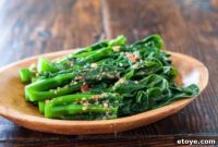 Garlicky Miso Ginger Chinese Broccoli