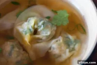 Savory Pork & Spinach Wontons