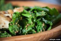 Asian-Style Chicken Salad with Sesame-Miso Dressing