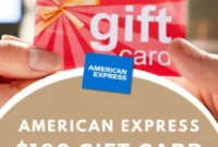 Win a $100 American Express Gift Card