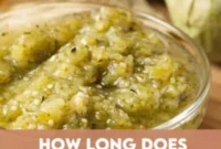 Salsa Verde Fridge Lifespan