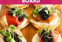 The Ultimate Salmon Blini Board
