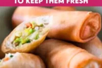 Master Spring Roll Storage for Lasting Freshness