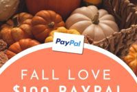 Fall for a $100 PayPal Gift Card Giveaway